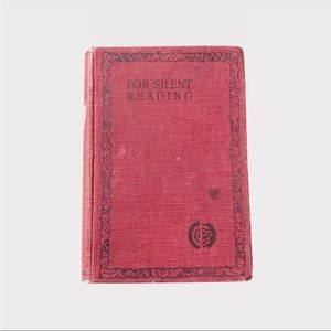 VINTAGE | Red Soft Cover J.A. For Silent Reading Book